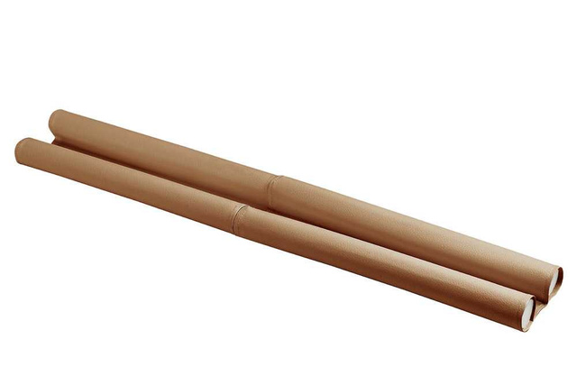 Opritor dublu pentru ușă, 40 cm, maro