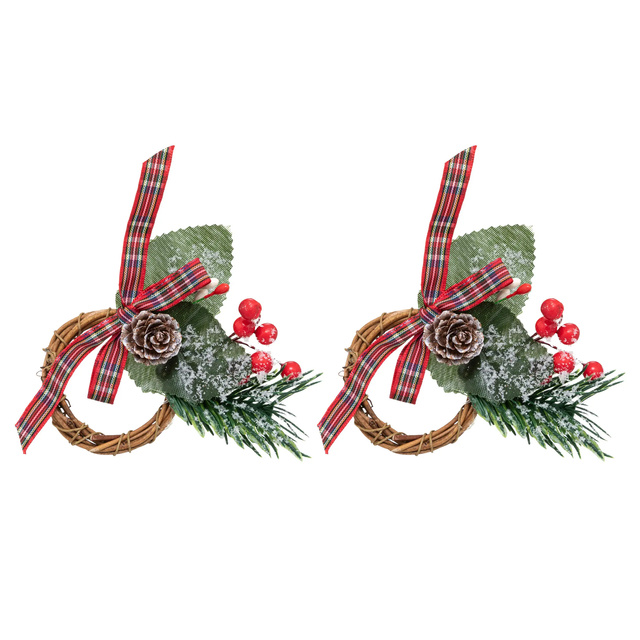 Inele pentru servetele de Craciun, 2 buc.