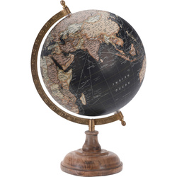 Glob pe bază de lemn de mango, 33 cm