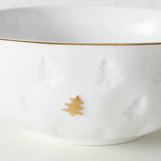 Bol ceramic cu brăduți PINO, Ø14,5 cm