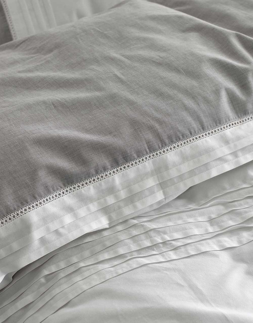 Set de lenjerie de pat din satin de bumbac, 100% bumbac, 140 x 220 cm, Essenza