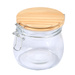 Un borcan ermetic cu capac din bambus, 0,45l