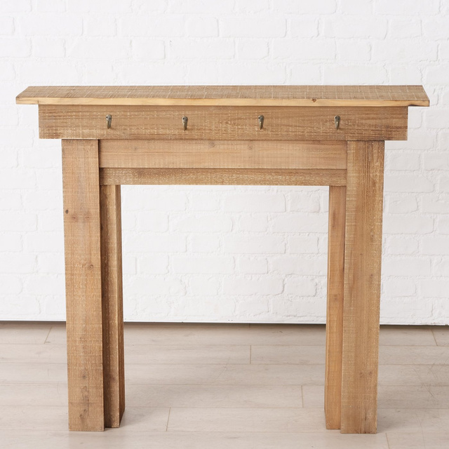 Consola pentru semineu Ferdinand, lemn, 95 x 110 cm