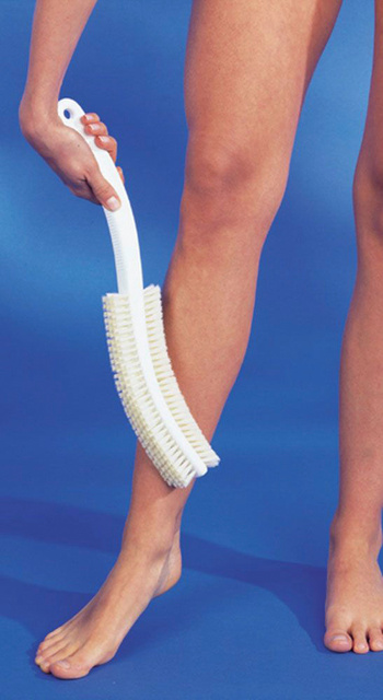 Perie de masaj cu peri naturali