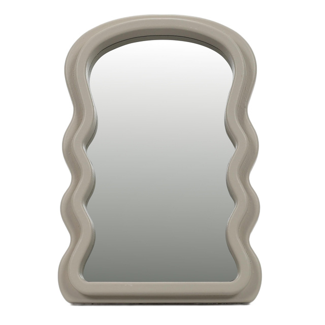 Oglinda decorativa in cadru ondulat, 18 x 26 cm