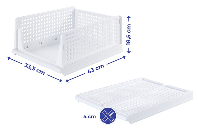 Set 2 organizatoare pentru haine