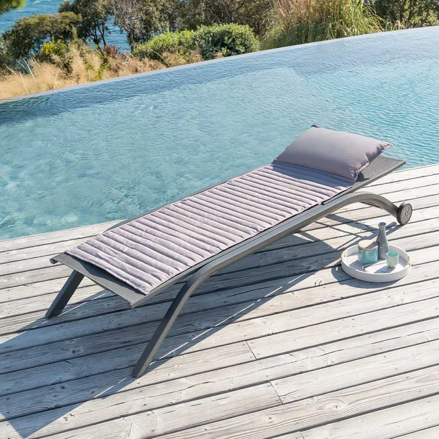 Perna pentru sezlong de gradina Adiya, simpla, 180 x 60 cm