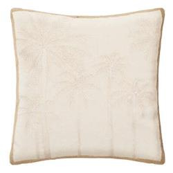 Perna decorativa cu model brodat Sea View, 40 x 40 cm