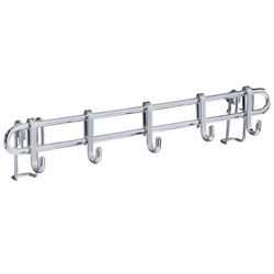 Sina de bucătărie + 5 cârlige incluse, Style, oțel cromat, WENKO