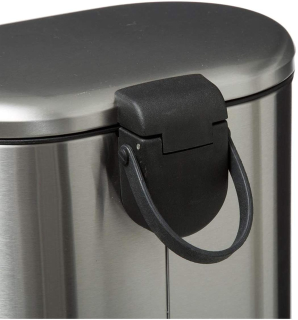 Coș de gunoi SILIFLEX 6 L cu pedală, inox