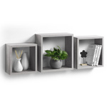 Rafturi cub suspendate, set de 3