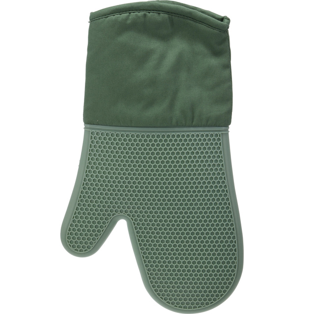 Mănușă de cuptor din silicon și bumbac