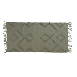 Covor din bumbac cu franjuri, 70 x 140 cm