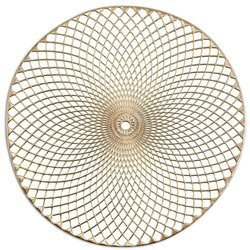 Suport farfurii MANDALA, Auriu, 38 cm, ZELLER