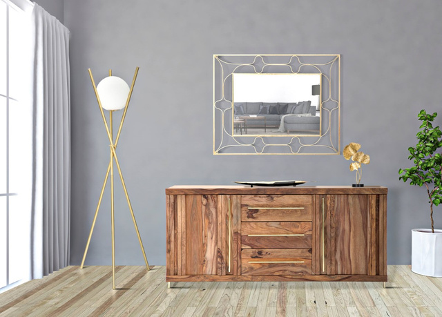 Lampă de podea cu trepied GLAMY