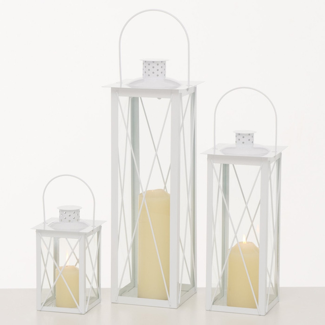 Lantern metalic cu maner, FAROL, 20, 35 si 50 cm