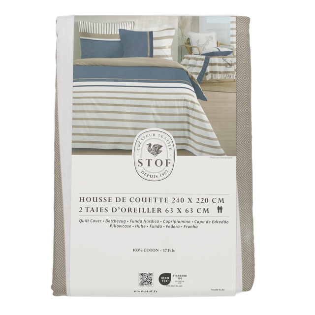 Set lenjerie de pat din bumbac, NUTICA, 240 x 220 cm