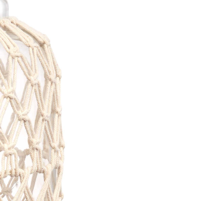 Sticlă decorativă cu șnur împletit