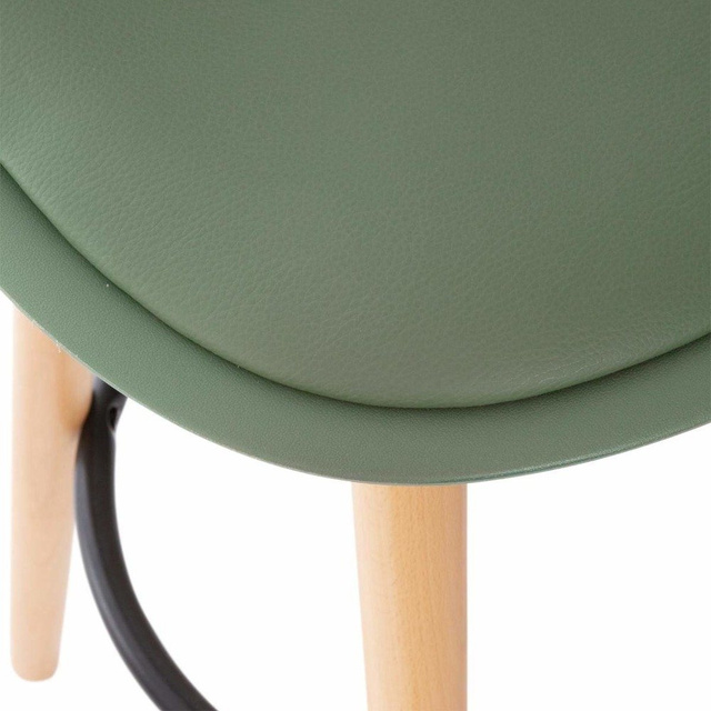 Scaun de bar cu spatar MAXON, Verde, 92x42,5x39,5 cm, Atmosphera Créateur d'intérieur