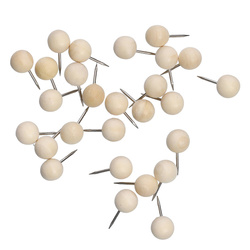 Pioneze din lemn, 25 buc, ZELLER