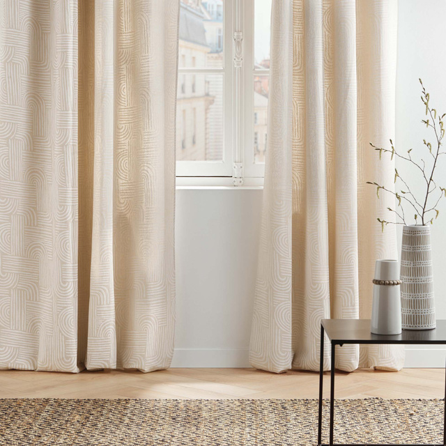 Perdea PANDORE, model geometric, cu inele