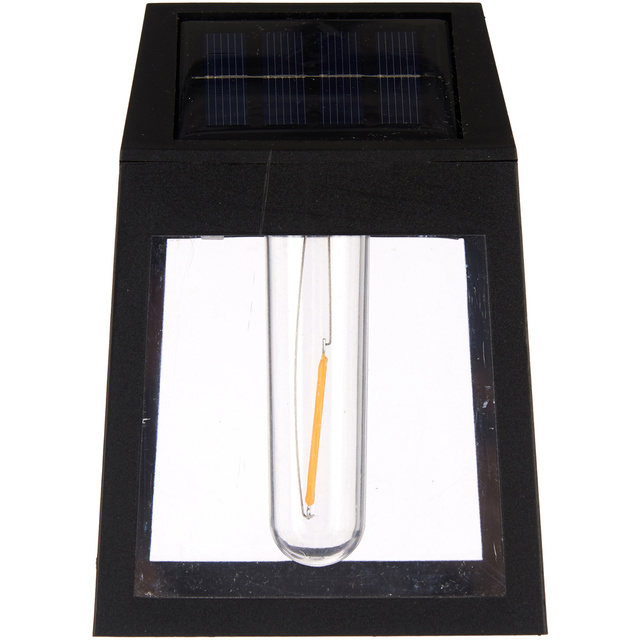 Lanterna solara de gradina LED, bec industrial, 9,3 x 6,6 x 13 cm