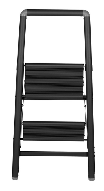 Scara pliabila, 2 trepte, Negru, WENKO