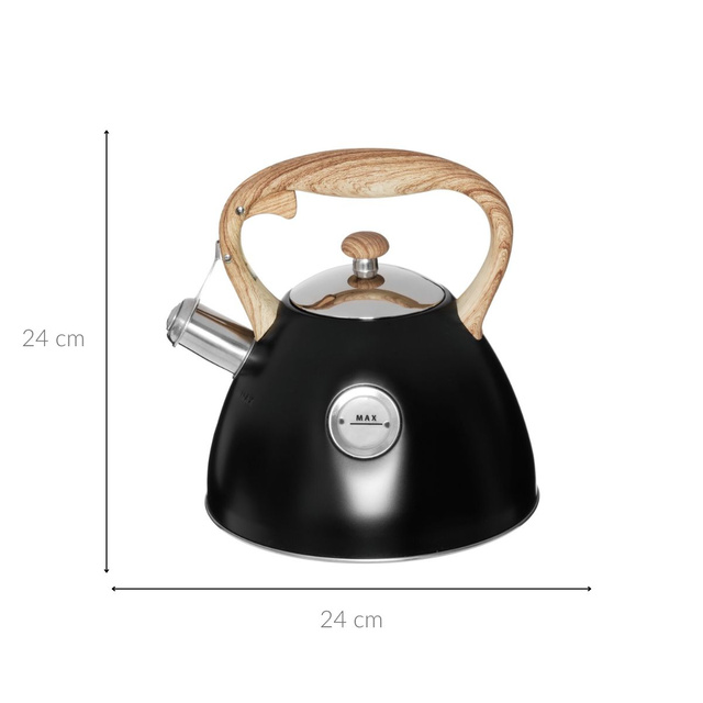 Fierbător cu fluier pentru fiecare aragaz, 2,5 l