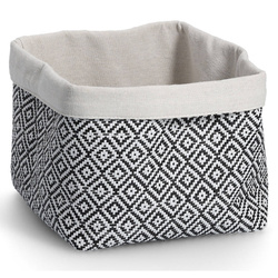 Cos de depozitare din bumbac si hartie MOSAIC, 28 x 28 x 28 cm