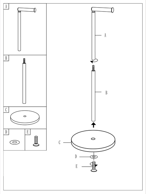 Suport pentru hârtie igienică LOKIA
