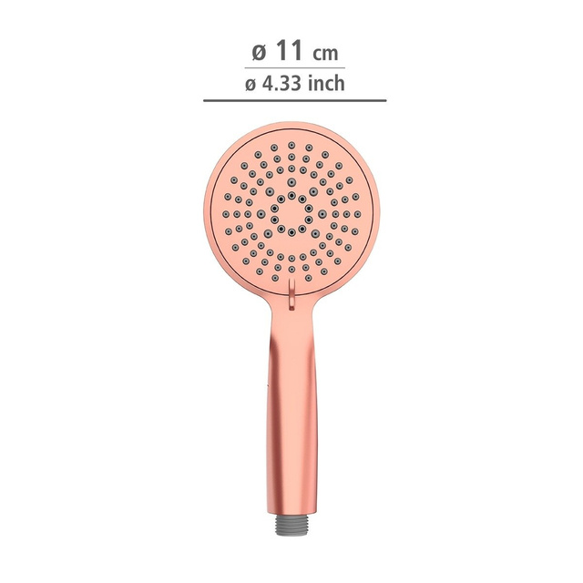 Duș Young Line, Ø 11 cm, 5 jeturi, auriu roz, WENKO