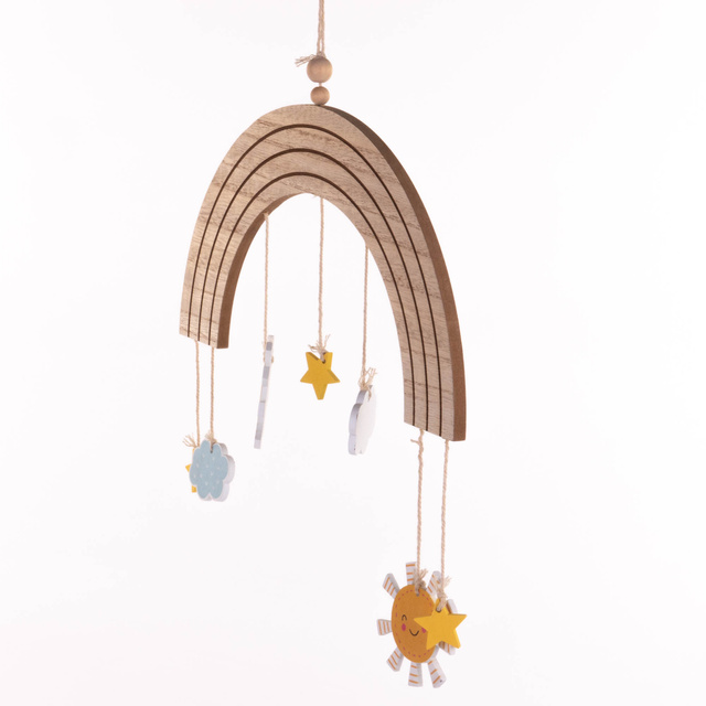 Curcubeu, decor deasupra pătuțului, 33 x 16,5 cm