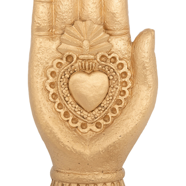 Decorativă mână din rășină Amira ASR înălțime 16,5 cm -model 2