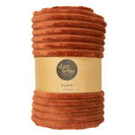 Pătură din flanel 160 x 130 cm, teracotă