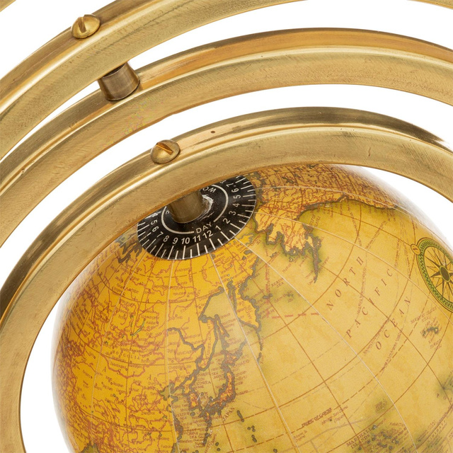 Glob decorativ Sandy, metalic, inaltime 37 cm