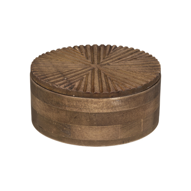 Cutie pentru bijuterii cu oglinda, din lemn