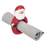 Inel pentru servetel din ceramica Mos Craciun