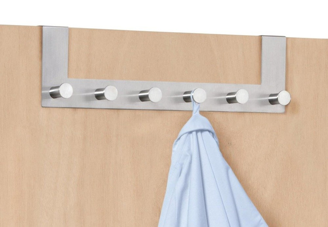 Suport pentru ușă - 6x cârlige pentru ușă CELANO, WENKO