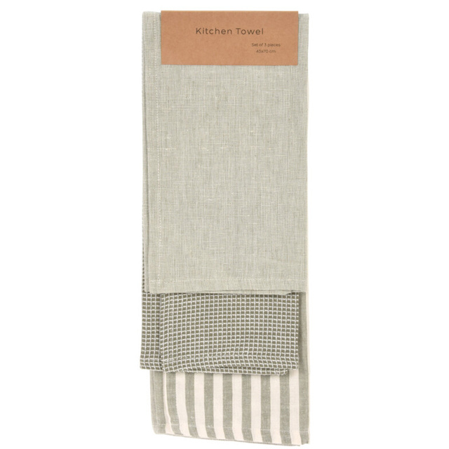 Prosop de bucatarie din bumbac, 3 bucati, 45 x 70 cm