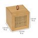 Recipient universal ALLEGRE BAMBOO, 9 x 9 x 9 cm, WENKO