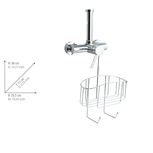 Organizator de dus pentru montare pe baterie MARTOS