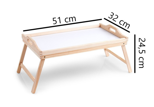 Meseu de mic dejun, tavă cu picioare, 51x32 cm, ZELLER