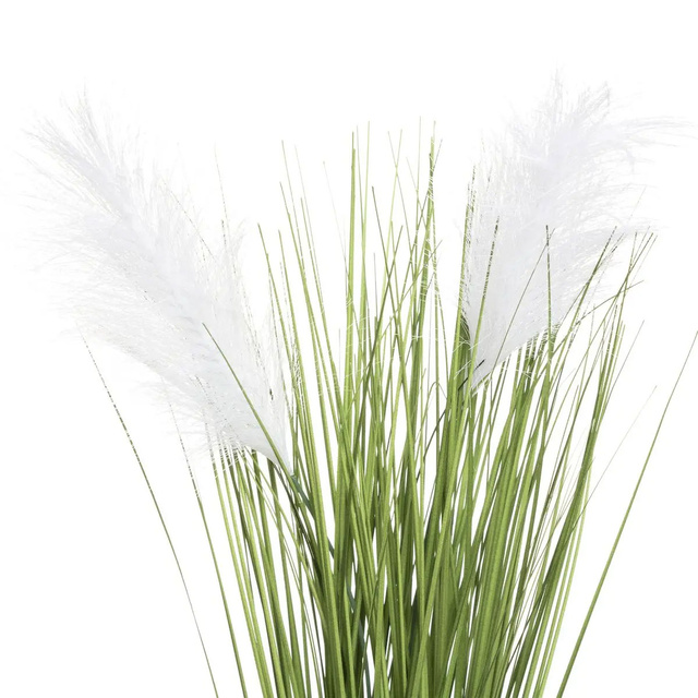 Iarba ornamentala artificiala in ghiveci de ciment, inaltime 70 cm