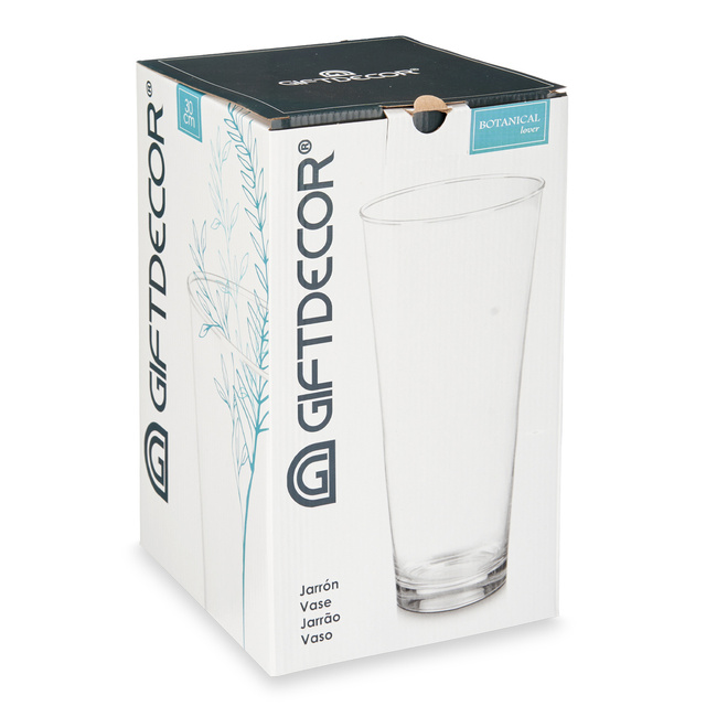 Vază carafă din sticlă SINA, 26 cm