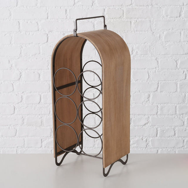 Raft pentru vin Chianti loft, pentru 6 sticle, 50 cm