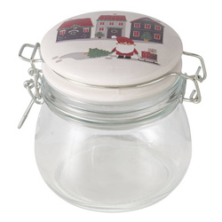 Borcan cu capac din porțelan MONTI, 450 ml