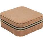 Cutie pentru bijuterii, catifea, 12 x 12 x 5 cm