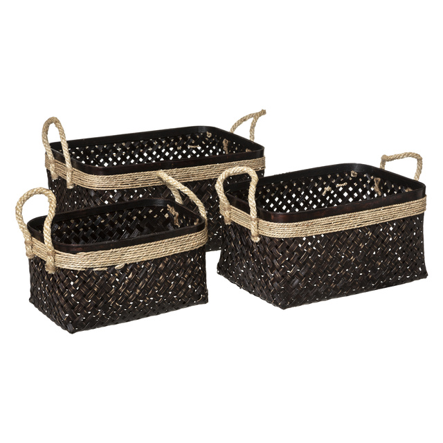 Coșuri de depozitare SIMPLE, 3 buc