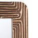 Oglindă de perete în ramă de lemn de mango LINES&CURVES, 60 x 90 cm
