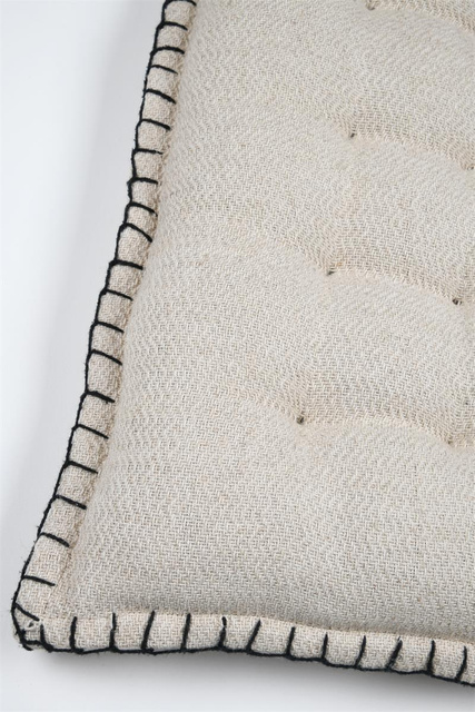 Perna scaun matlasata, legata, ALINE, 38 x 38 cm